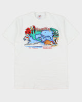 Vintage 1996 Sky Princess Transcanal Princess Cruises Heavyweight Jerzees Made In USA Crewneck T-Shirt - L