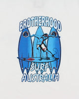 Vintage Y2K 00s Brotherhood Surf Heavyweight Made In Australia Crewneck T-Shirt - S