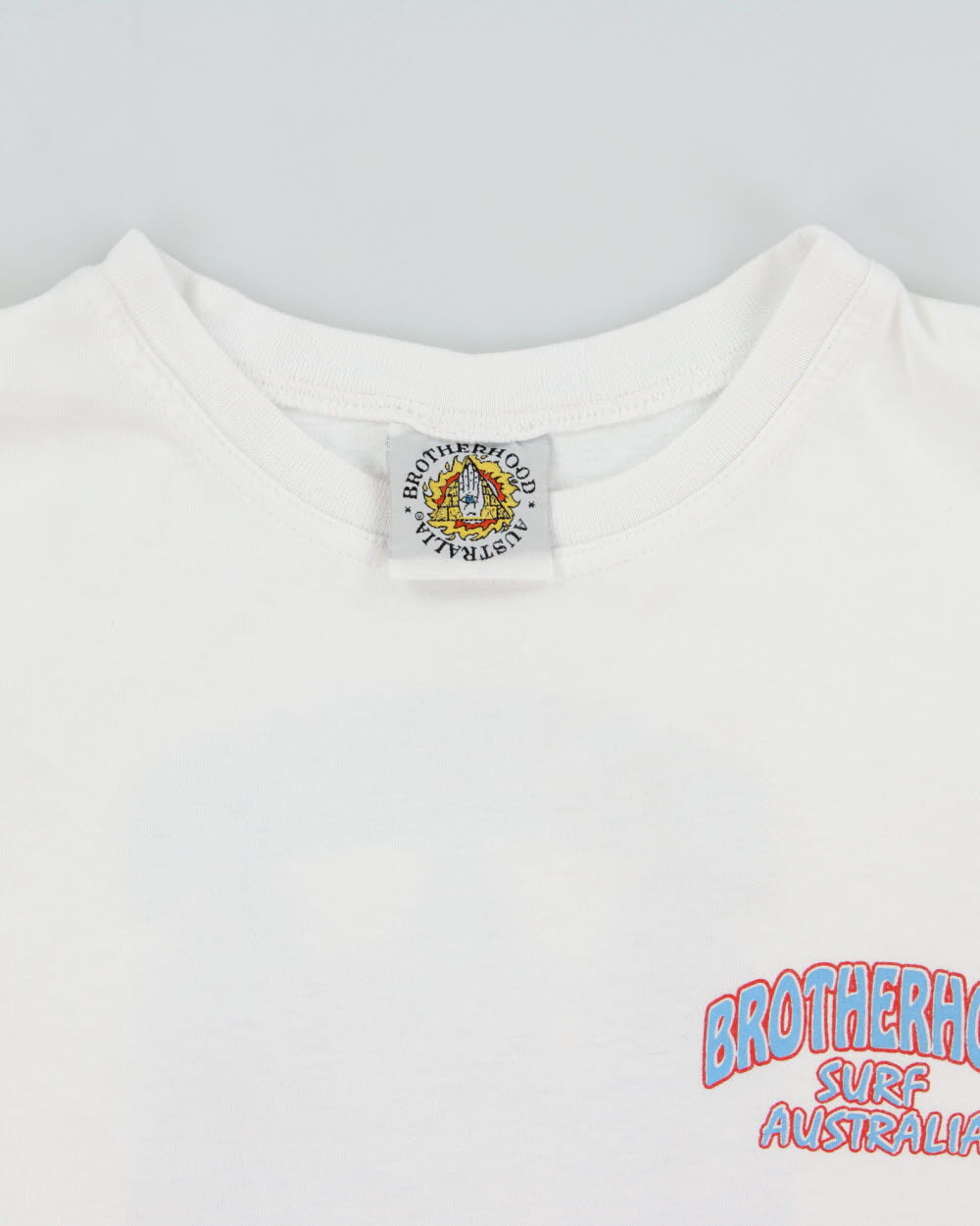 Vintage Y2K 00s Brotherhood Surf Heavyweight Made In Australia Crewneck T-Shirt - S