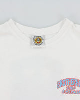 Vintage Y2K 00s Brotherhood Surf Heavyweight Made In Australia Crewneck T-Shirt - S