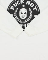 Vintage Y2K 00s Puck Nut Nation Heavyweight Gildan Ultra Ice Hockey Long Sleeve Crewneck T-Shirt - M