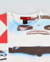 Vintage Y2K 00s Porsche 550 Spyder Heavyweight Graphic Crewneck T-Shirt - M