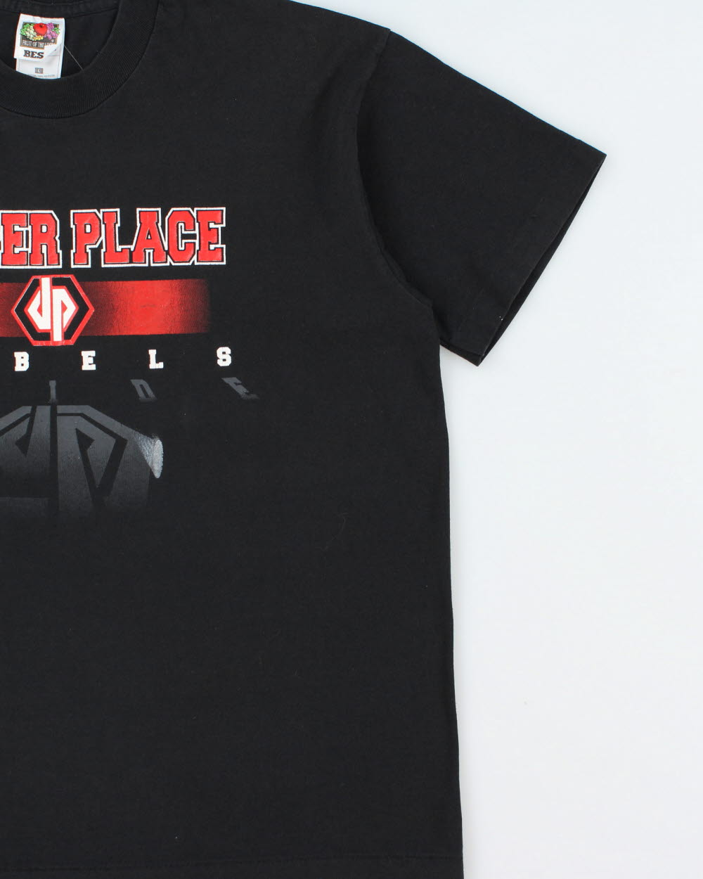 Vintage 1998 Jasper Place Ath. Rebels Heavyweight Single Stitch Made In Canada Crewneck T-Shirt - L