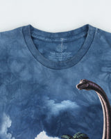 Vintage The Mountain Tie-Dye Heavyweight Dinosaur Capital Of The World Crewneck T-Shirt - M