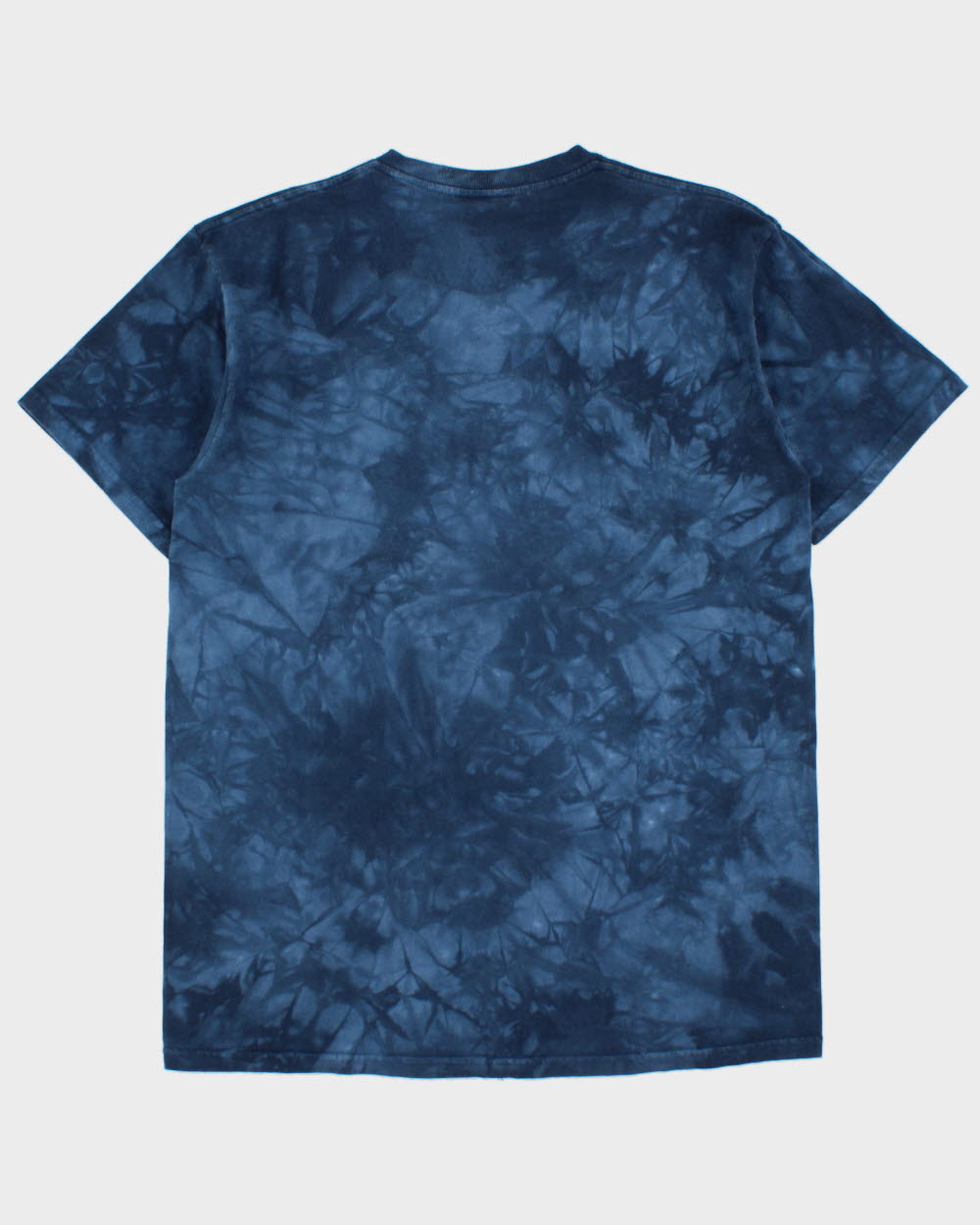 Vintage Y2K 00s The Mountain Tie-Dye Heavyweight Wolf Whisperer Made In USA Crewneck T-Shirt - L