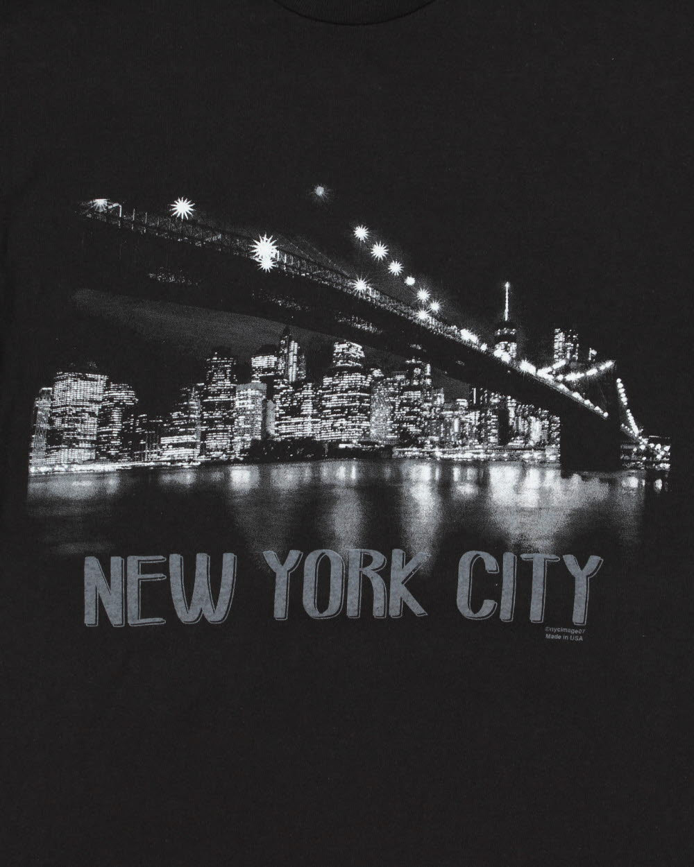 Vintage Y2K 00s New York City Heavyweight Delta Pro Crewneck T-Shirt - M