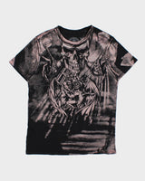 Vintage Affliction Heaven &amp; Hell Graphic Made In USA Crewneck T-Shirt - M