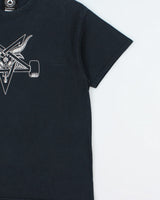 Vintage Y2K 00s Thrasher Heavyweight Skategoat 666 Distressed Crewneck T-Shirt - L