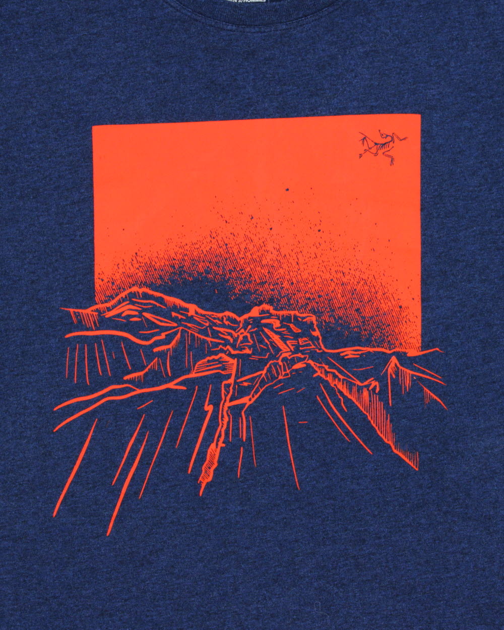 2020 Arc'teryx Blue Marl Backlit Eruption Crewneck T-Shirt - M