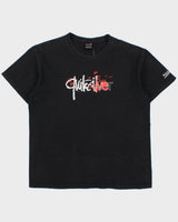 Vintage Y2K 00s Quiksilver Heavyweight Spell Out Crewneck T-Shirt - L