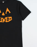 Vintage Volcom Heavyweight Pumpkin Spell Out Crewneck T-Shirt - XL