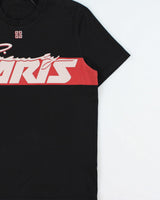 Givenchy Paris Heavyweight Motocross Logo Crewneck T-Shirt - L