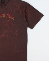 Vintage Y2K 00s Fubu Platinum Heavyweight Embroidered Crewneck T-Shirt - XXL
