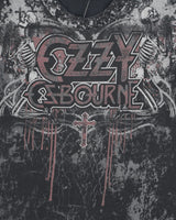 Vintage Y2K 00s Ozzy Osbourne Black Sabbath Heavyweight Graphic Crewneck T-Shirt - L