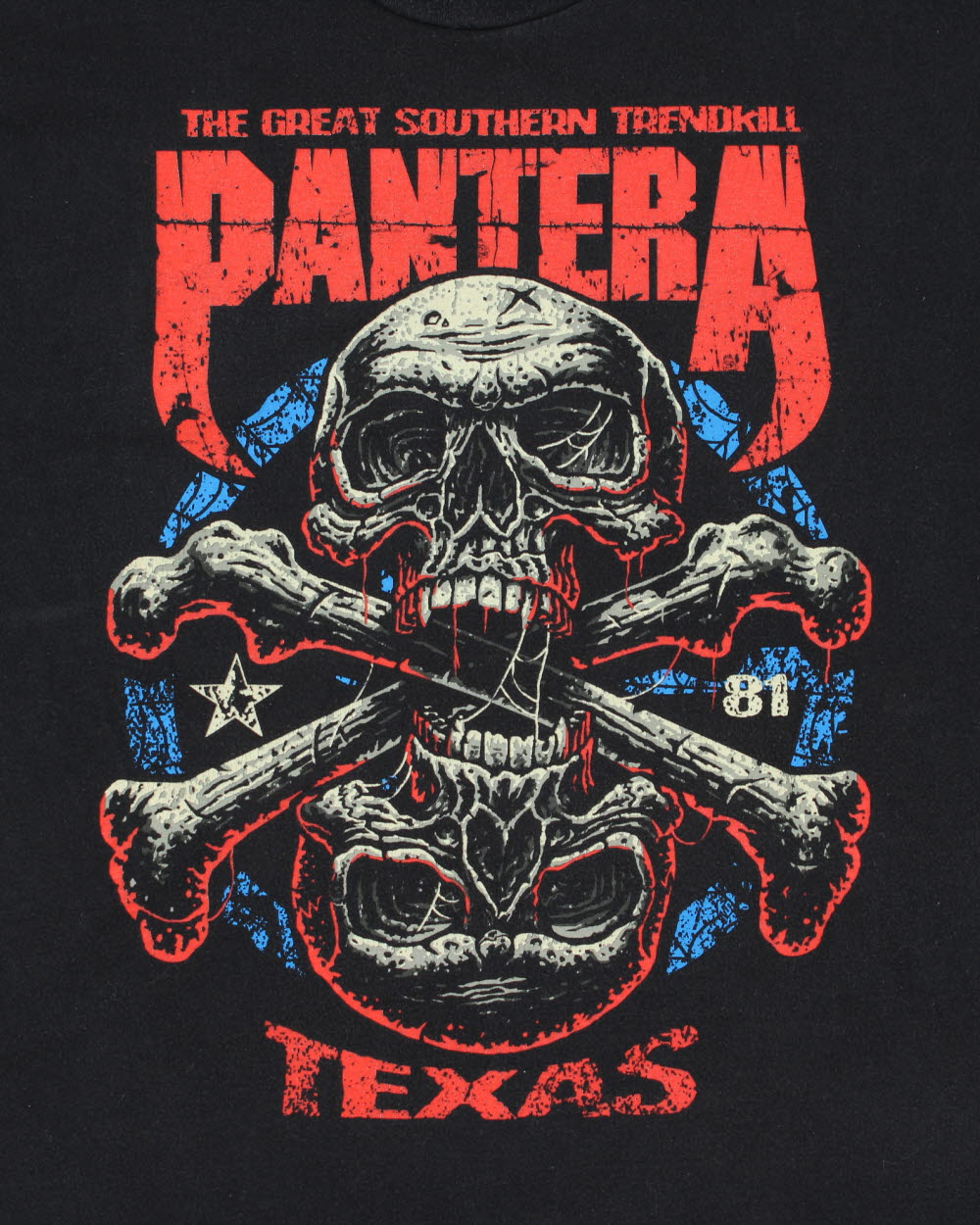 Vintage Pantera The Great Southern Trendkill Heavyweight Bravado Crewneck T-Shirt - XL
