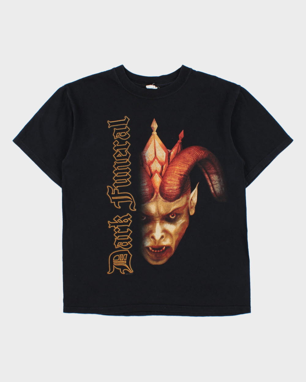 Vintage Dark Funeral Heavyweight Swedish Black Metal Anvil Crewneck T-Shirt - M