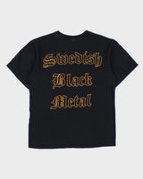 Vintage Dark Funeral Heavyweight Swedish Black Metal Anvil Crewneck T-Shirt - M