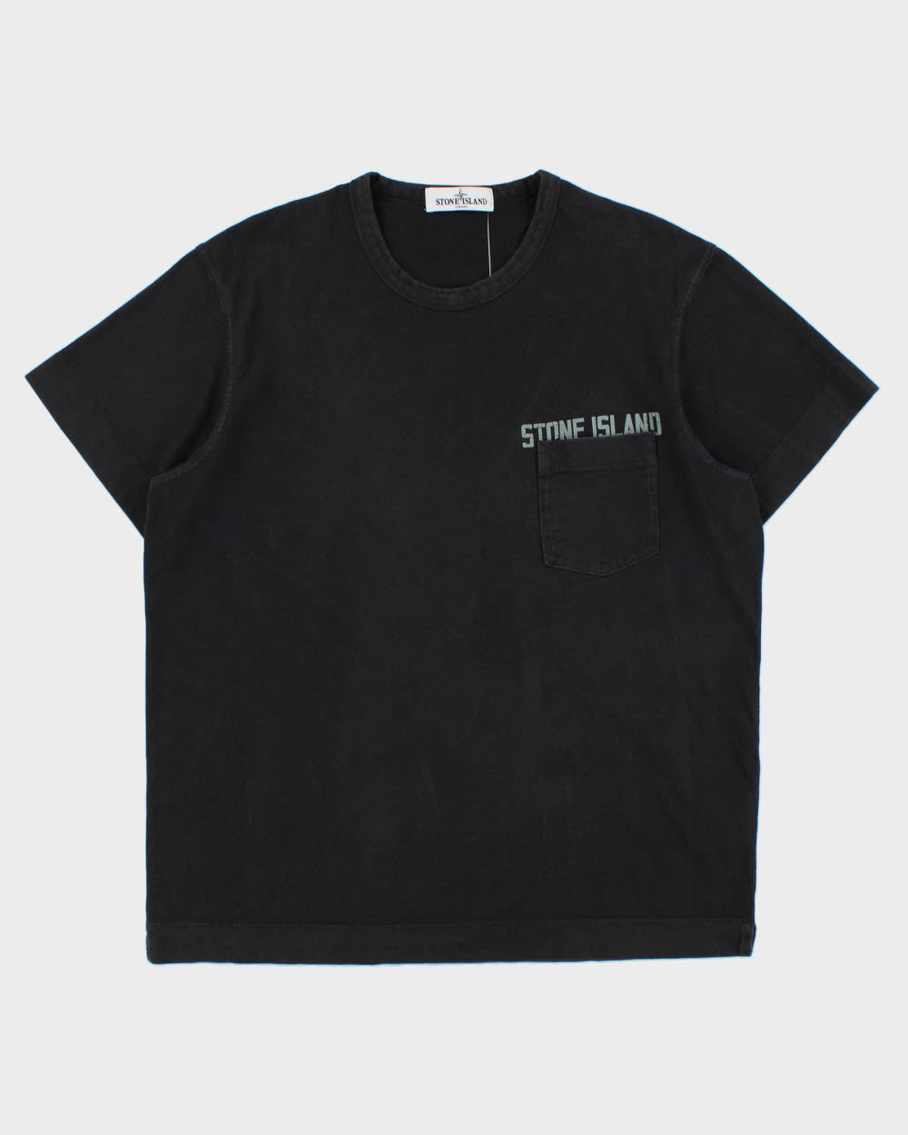 SS2018 Stone Island Heavyweight Sleeve Seam Crewneck Pocket T-Shirt - XXL