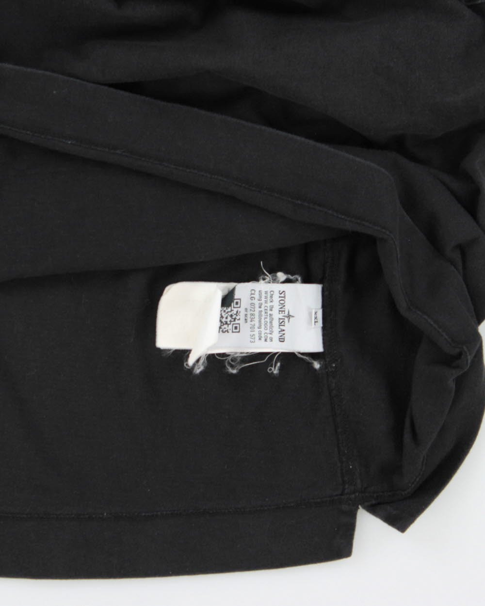 SS2018 Stone Island Heavyweight Sleeve Seam Crewneck Pocket T-Shirt - XXL