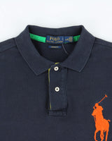 Vintage Polo Ralph Lauren Big Pony Custom Fit Short Sleeve Polo Shirt - L