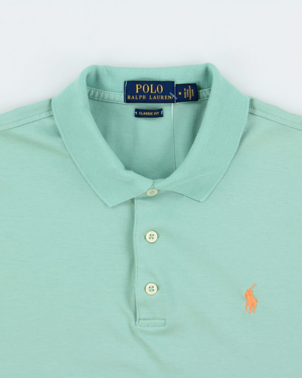 Vintage Polo Ralph Lauren Mint Classic Fit Short Sleeve Polo Shirt - L