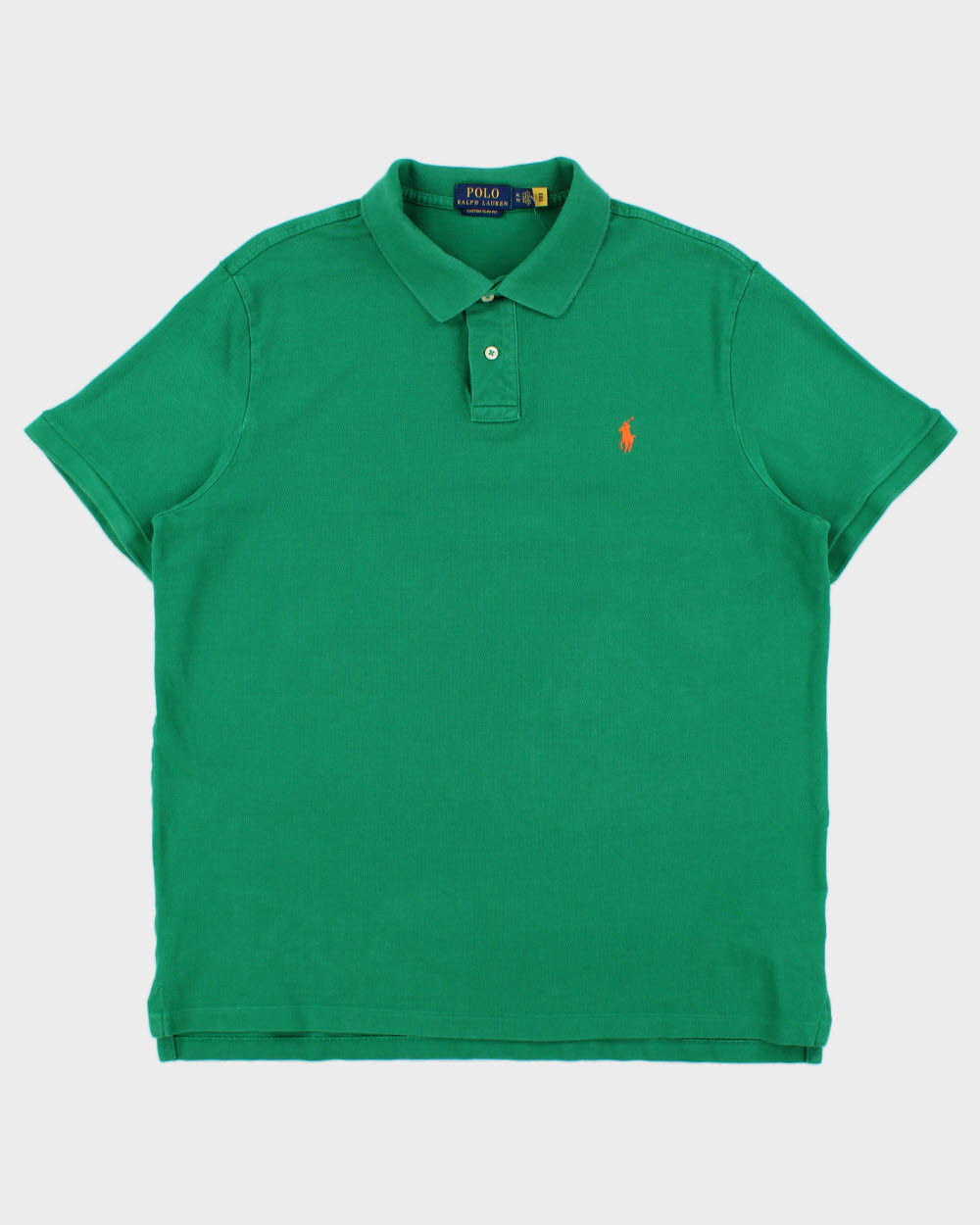 Vintage Polo Ralph Lauren Custom Slim Fit Short Sleeve Polo Shirt - XL
