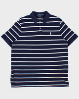 Vintage Polo Ralph Lauren Striped Classic Fit Short Sleeve Polo Shirt - XL