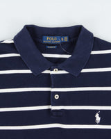 Vintage Polo Ralph Lauren Striped Classic Fit Short Sleeve Polo Shirt - XL