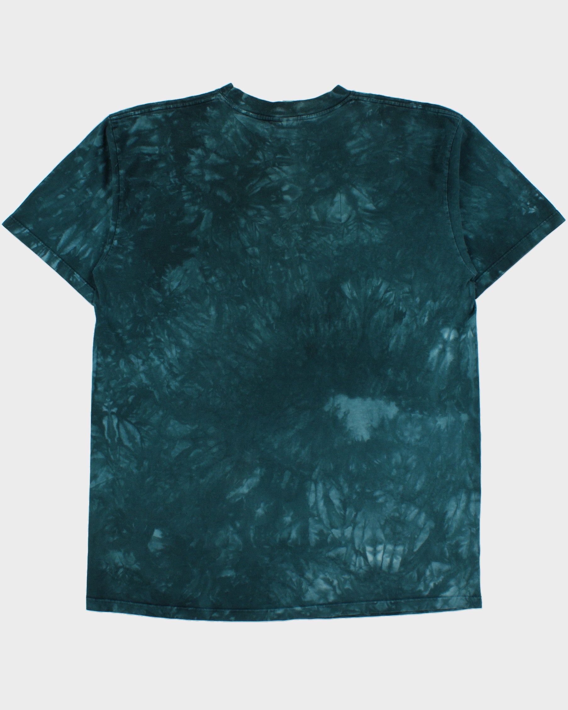 Vintage 1990s Tie-Dye Heavyweight Made In Canada Nature Crewneck T-Shirt - XXL