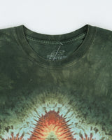 Vintage The Mountain Heavyweight Tie-Dye Marijuana Made In USA Crewneck T-Shirt - XL
