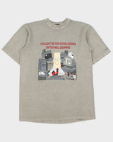 Vintage 1990s Dilbert Comic Scott Adams Heavyweight Single Stitch Canadiana Made In Canada Crewneck T-Shirt - XL
