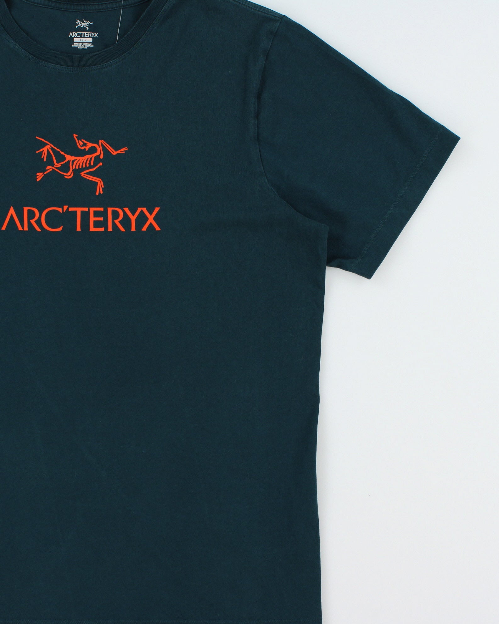 Arc'teryx Teal Arc'word Midweight Crewneck T-Shirt - L