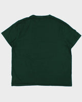 Vintage Polo Ralph Lauren Forest Green Heavyweight Big Pony Single Stitch Crewneck T-Shirt - L