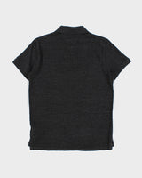 Vintage Polo Ralph Lauren Grey Marl Custom Slim Fit Short Sleeve Polo Shirt - M