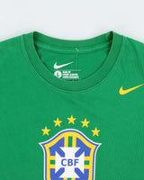 Vintage Nike Brasil 2014 World Cup Slim Fit Crewneck T-Shirt - L