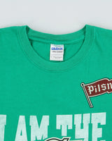 Vintage Y2K 00s Saskatchewan Rough Riders CFL Pilsner Heavyweight Gildan Crewneck T-Shirt - L