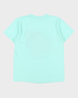 Vintage 1992 Banff Baby Blue Garth Buzzard Penmans Single Stitch Made In Canada Crewneck T-Shirt - L