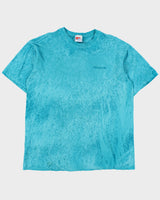 Vintage 1991 Reebok Aqua Tie-Dye Heavyweight Single Stitch Made In Canada Crewneck T-Shirt - L