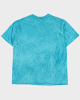 Vintage 1991 Reebok Aqua Tie-Dye Heavyweight Single Stitch Made In Canada Crewneck T-Shirt - L
