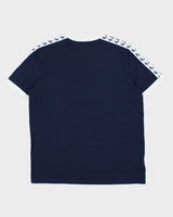 Vintage Fred Perry Navy Taped Classic Crewneck Ringer T-Shirt - L