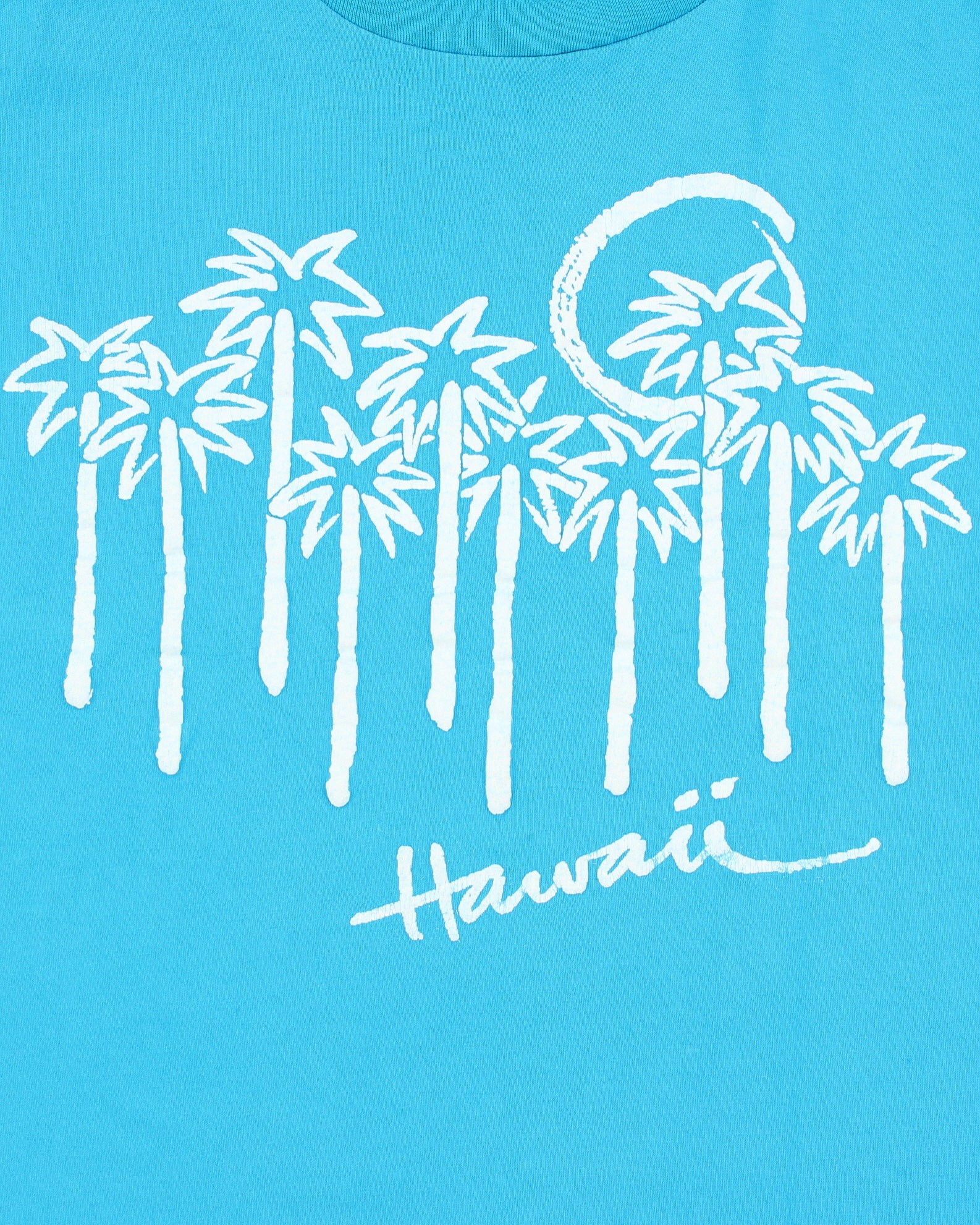Vintage 1990s Hawaii Heavyweight Miller Single Stitch Made In USA Crewneck T-Shirt - L