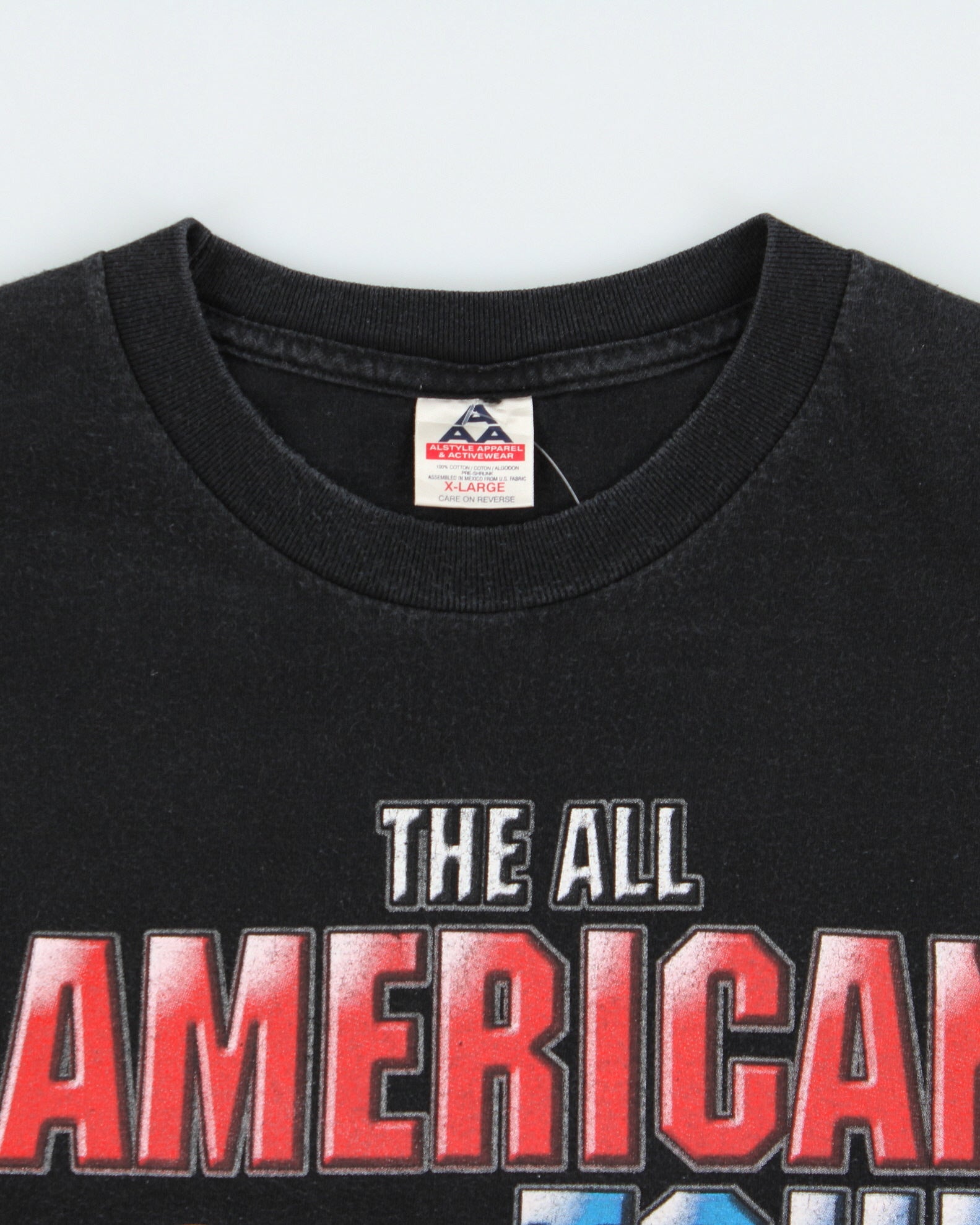 Vintage 2002 Monster Jam The All-American Tour Heavyweight AAA Crewneck T-Shirt - XL