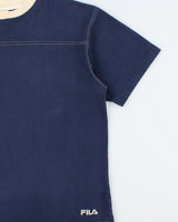 Vintage 1990s Fila Heavyweight Contrast Stitch Made In Canada Crewneck T-Shirt - L
