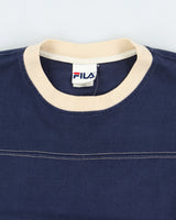 Vintage 1990s Fila Heavyweight Contrast Stitch Made In Canada Crewneck T-Shirt - L