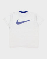 Vintage 1980s Nike Big Swoosh Speckled Single Stitch Made In USA Crewneck T-Shirt - L
