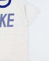 Vintage 1980s Nike Big Swoosh Speckled Single Stitch Made In USA Crewneck T-Shirt - L