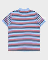 Vintage Polo Ralph Lauren Striped Pima Soft Touch Short Sleeve Polo Shirt - L