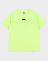 Juun.J Heavyweight Volt Green 'The Altered Tech' Embroidered Crewneck T-Shirt - M