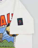 Vintage 1990s GOAL Heavyweight Hum.Eur Design Single Stitch Made In Canada Crewneck T-Shirt - S
