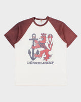 Vintage Y2K 00s Dusseldorf Midweight Crewneck Baseball T-Shirt - L